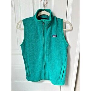 Patagonia Better Sweater Women's Vest Green Teal Full Zip Fleece Gorpcore Small